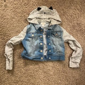 Cat & Jack girls denim jacket